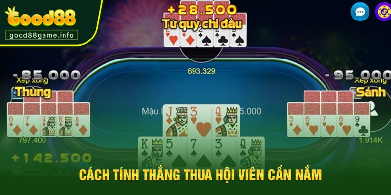 Cách tính thắng thua đơn giản
