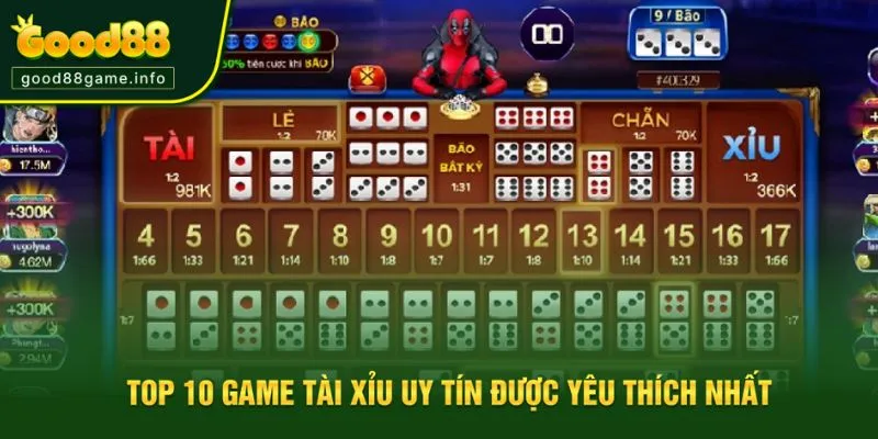 Top 10 Game Tài Xỉu Uy Tín Đáng Trải Nghiệm Nhất Năm 2025
